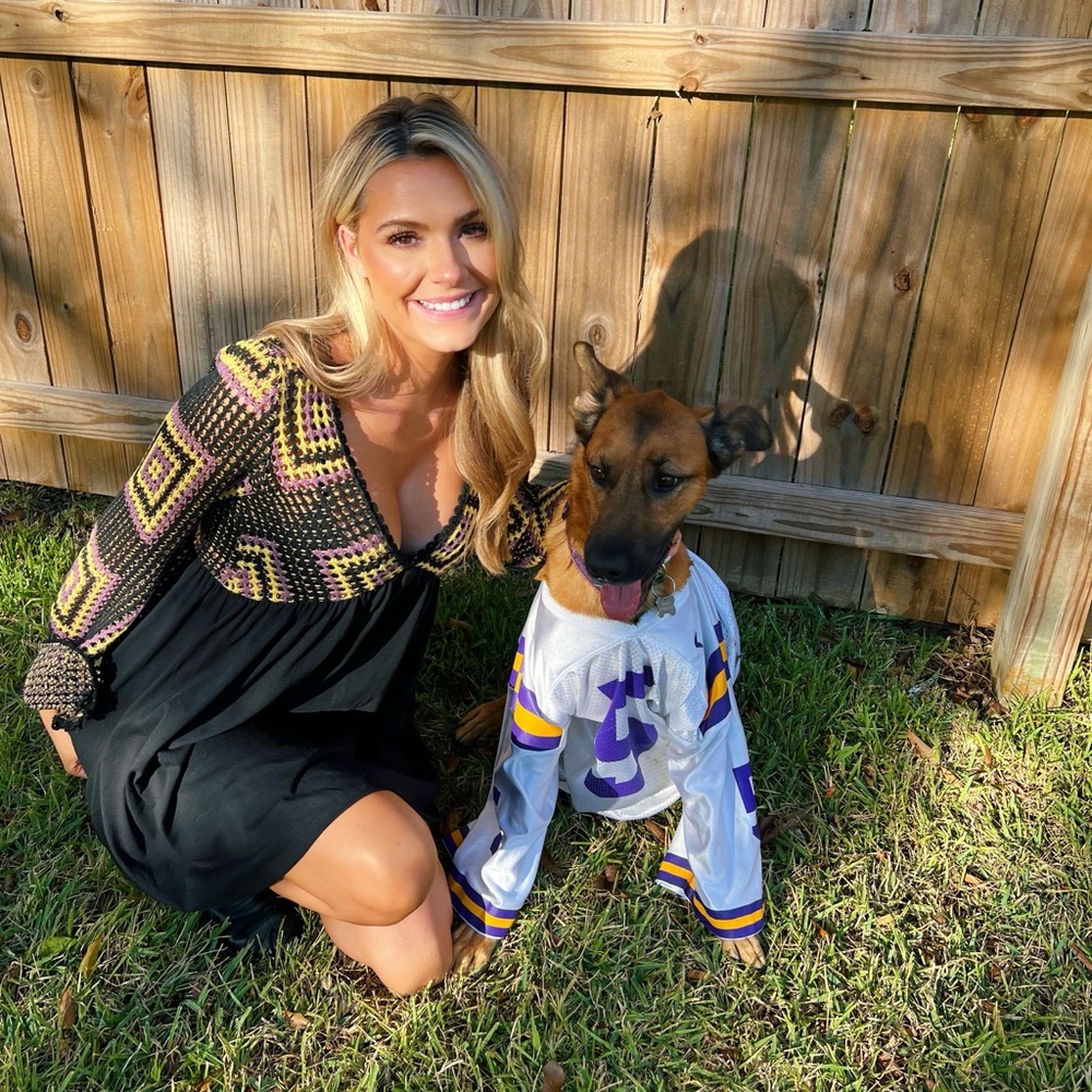 Crocheted game day dress